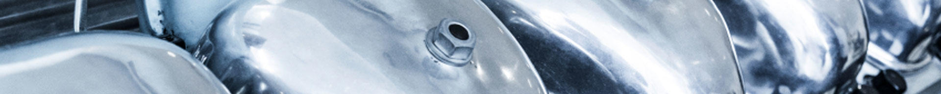 Very shiny machinery in a superyacht engine room