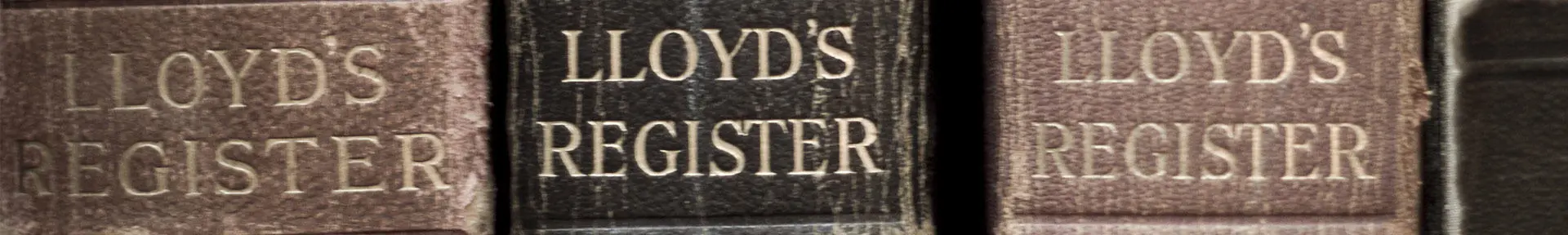 Old copies of Lloyd's Register