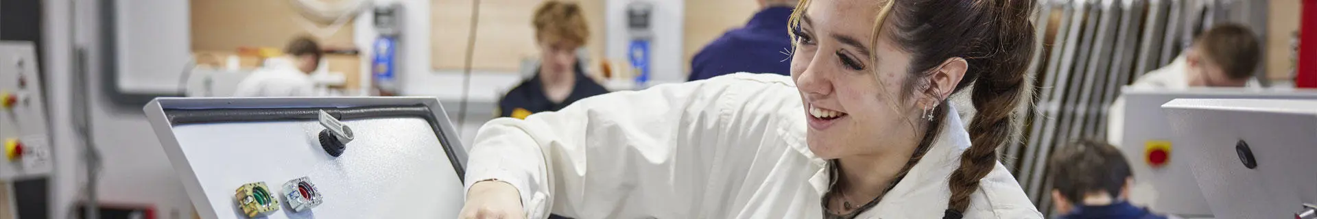cadets in the engineering workshop