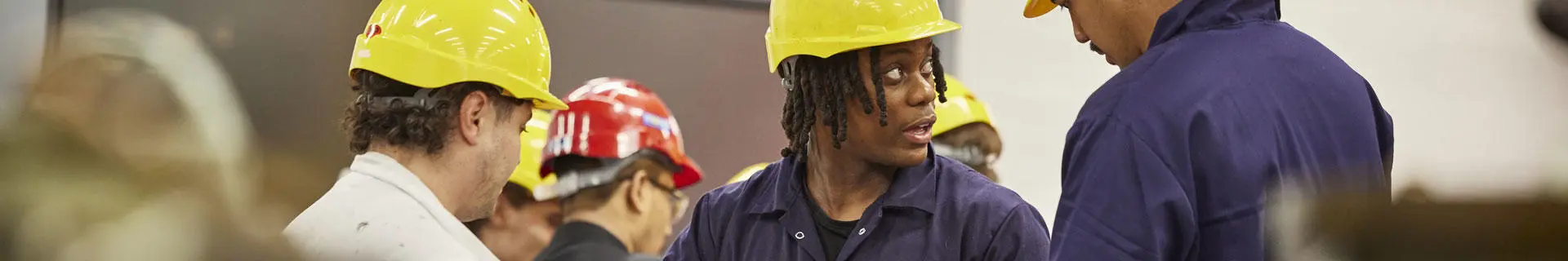 cadet and lecturer in the engineering workshop