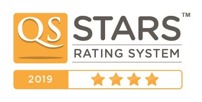Four star rating by QS stars for Solent