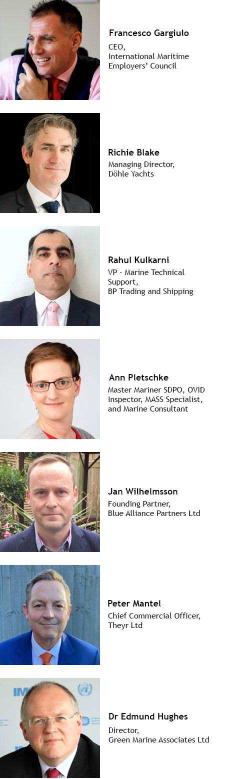 Headshots and names of the business advisory board members